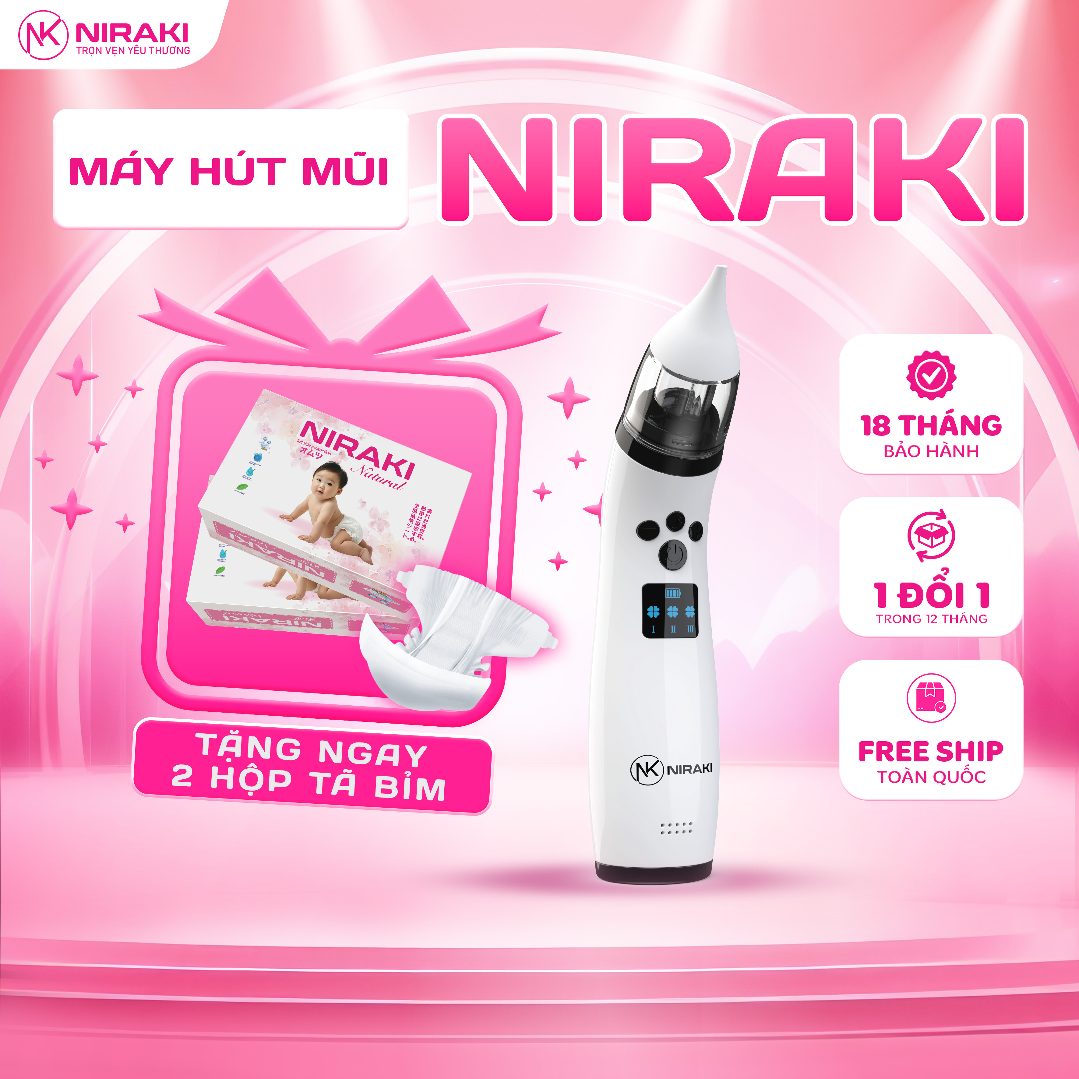 Máy Hút Mũi Niraki Máy Hút Mũi Niraki