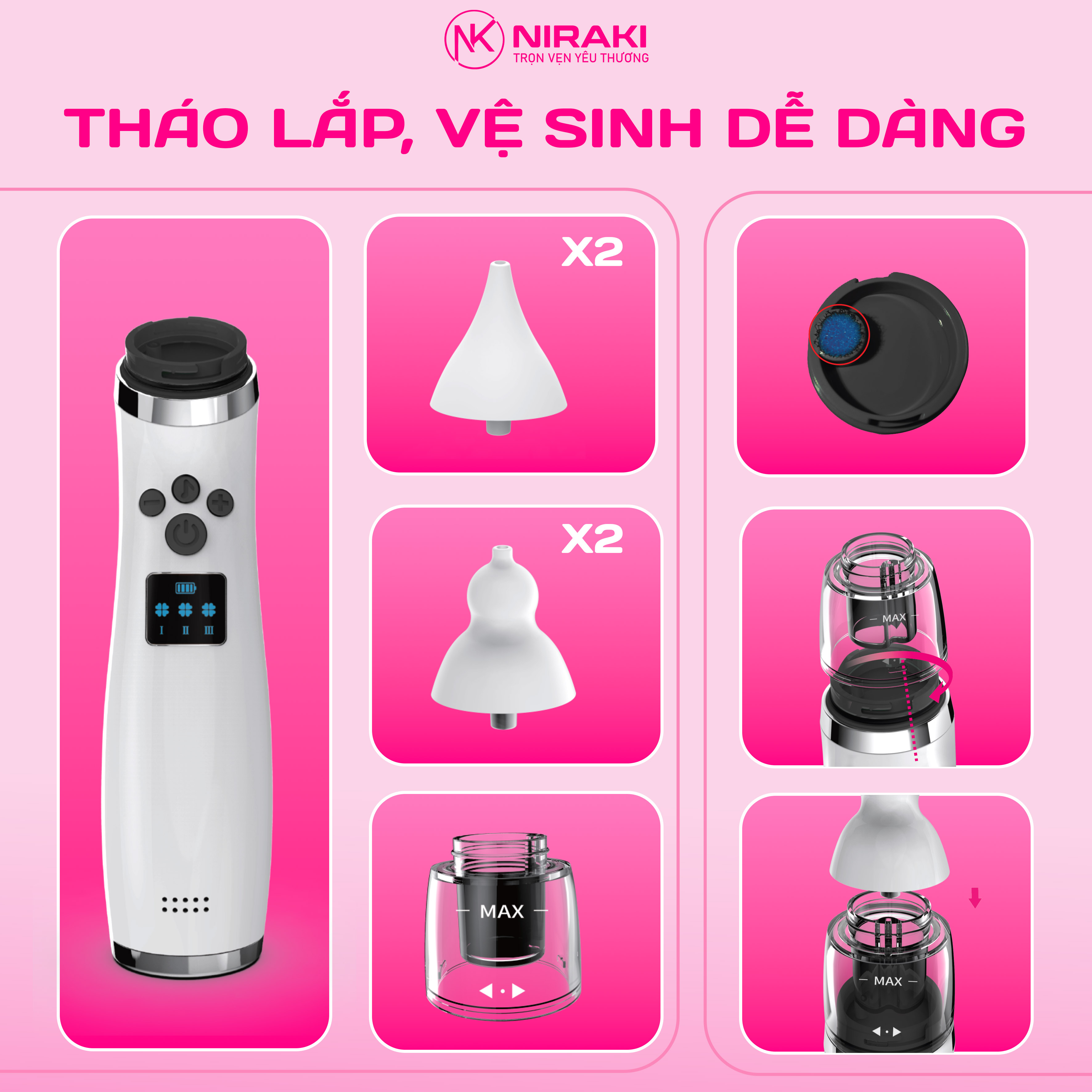 Máy Hút Mũi Niraki