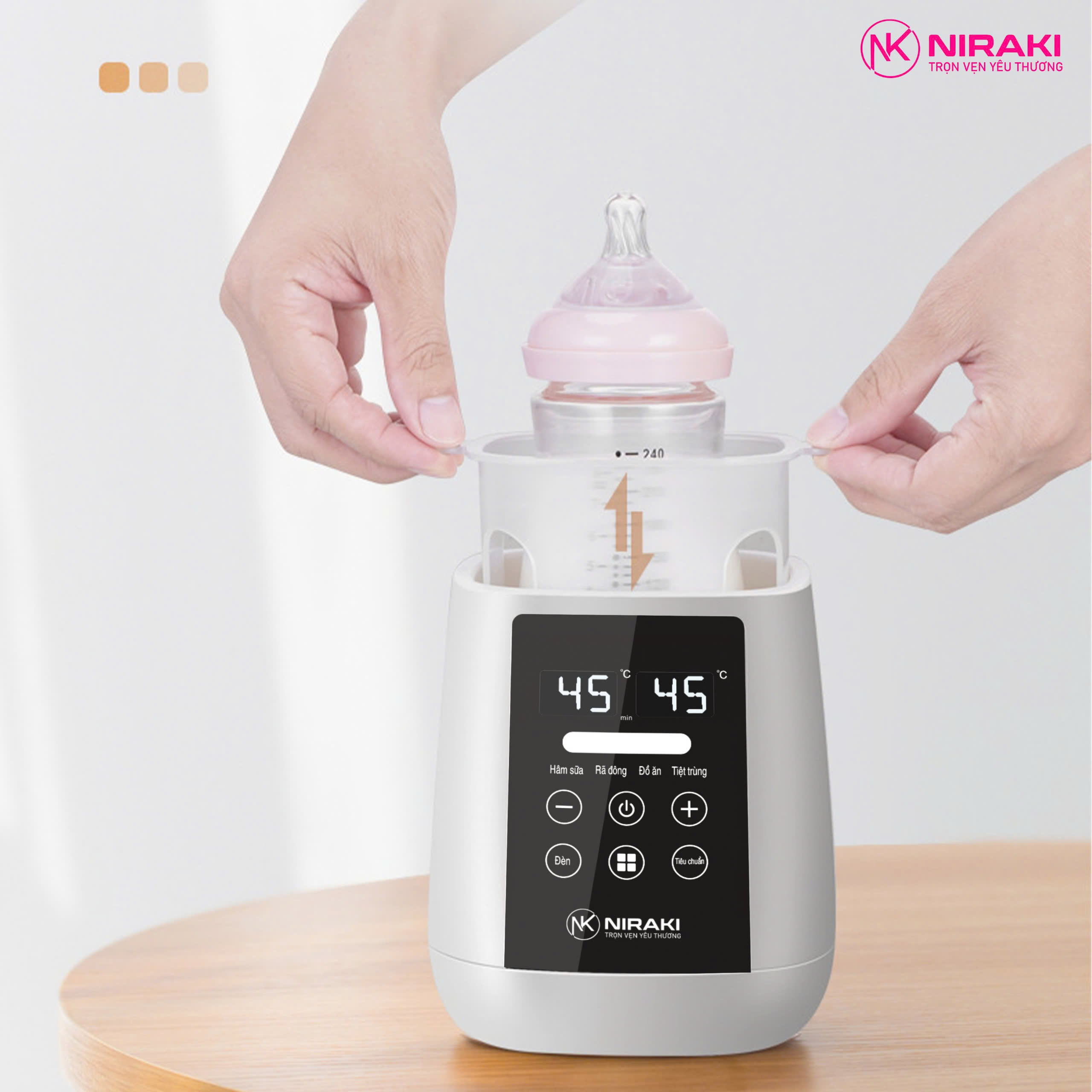 Máy Hâm Sữa Niraki