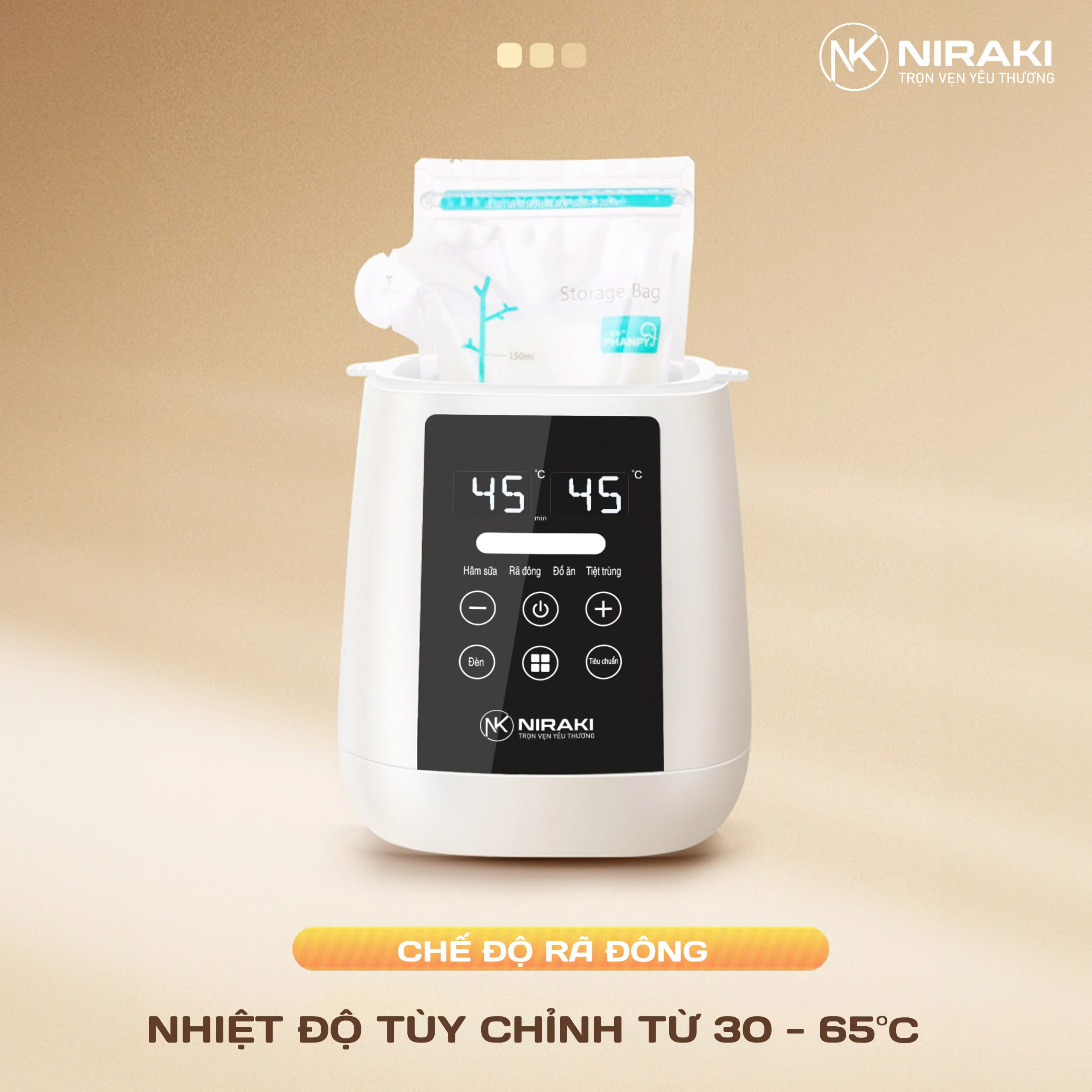 Máy Hâm Sữa Niraki