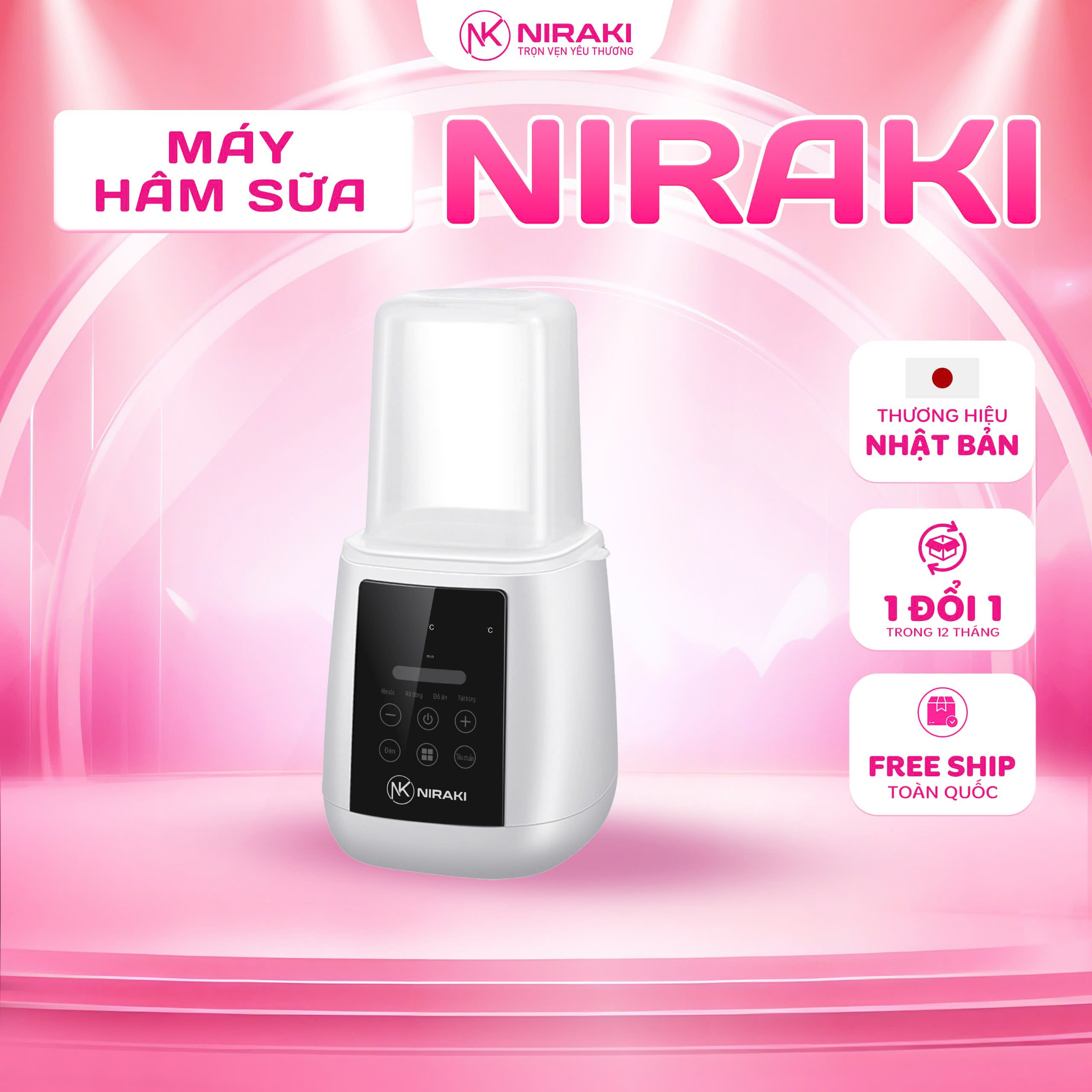 Máy Hâm Sữa Niraki
