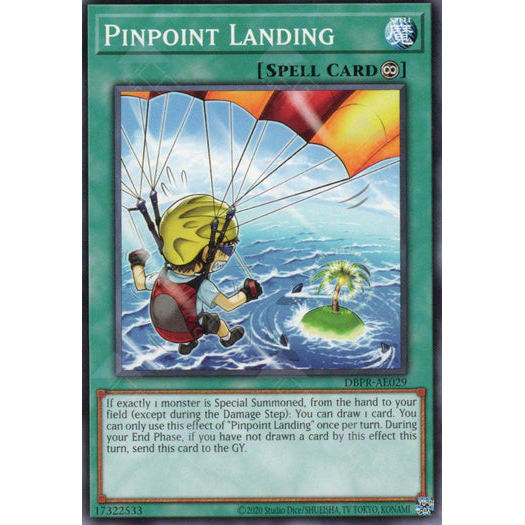 [ Bài Yugioh Chính Hãng ] DBPR-AE029 Pinpoint Landing - Common