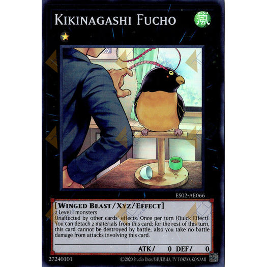[ Bài Yugioh Chính Hãng ] ES02-AE066 Kikinagashi Fucho - Super Rare