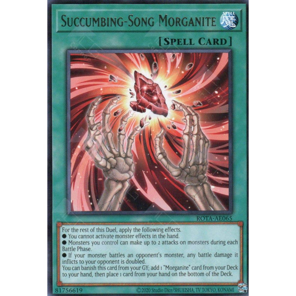 Shungite Orgonite Yu-Gi-Oh! Morganite Du Chant Succombant Card | Super Rare (SR) FR065 From La Rage Des Abysses Morganite Crystal Shungite Orgonite Yu-Gi-Oh! Morganite Du Chant Succombant Card | Super Rare (SR) FR065 From La Rage Des Abysses Morganite Crystal