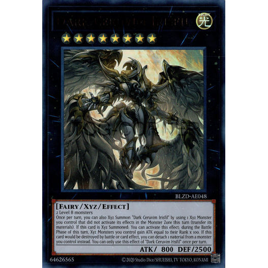 [ Bài Yugioh Chính Hãng ] BLZD-AE048 Dark Ceruvim Irisfil - Ultra Rare