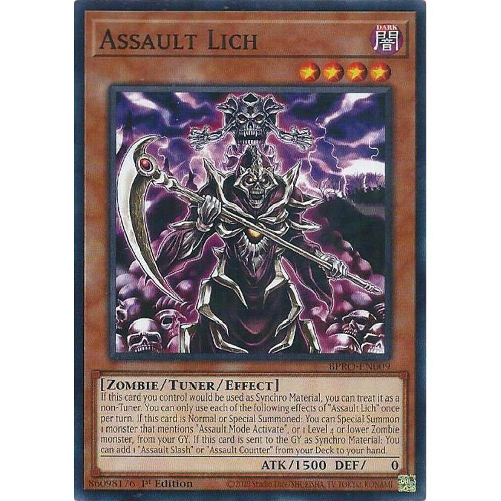 [ Bài Yugioh Chính Hãng ]  Assault Lich - BPRO-EN009 - Common 1st Edition
