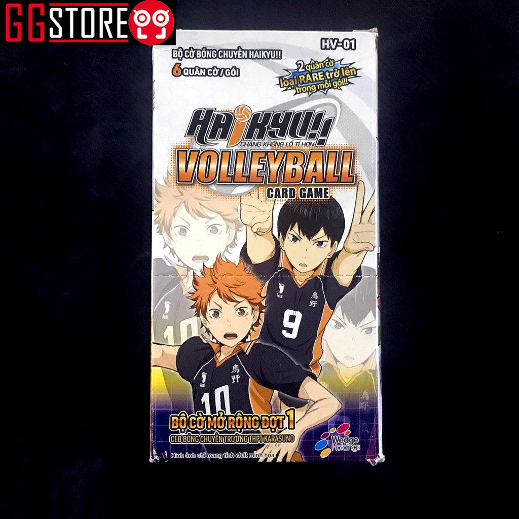 HV-01 HAIKYU!! VOLLEYBALL CARD GAME BOOSTER BOX 01 Tiếng Việt [ 24 Pack 1 Hộp ]
