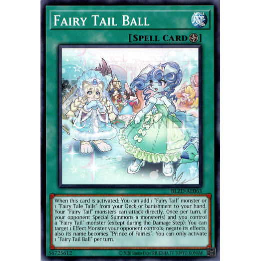 [ Bài Yugioh Chính Hãng ] BLZD-AE063 Fairy Tail Ball - Common