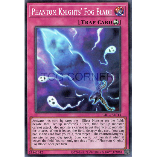 [ Bài Yugioh Chính Hãng ] CR12-AE044 Phantom Knights' Fog Blade - Super Rare
