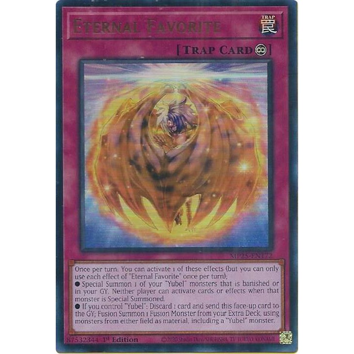 [ Bài Yugioh Chính Hãng ] Eternal Favorite - MP25-EN172 - Ultra Rare 1st Edition
