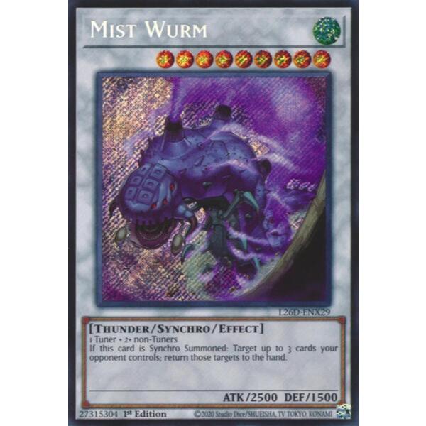 [ Bài Yugioh Chính Hãng ] Mist Wurm - L26D-ENX29 - Secret Rare