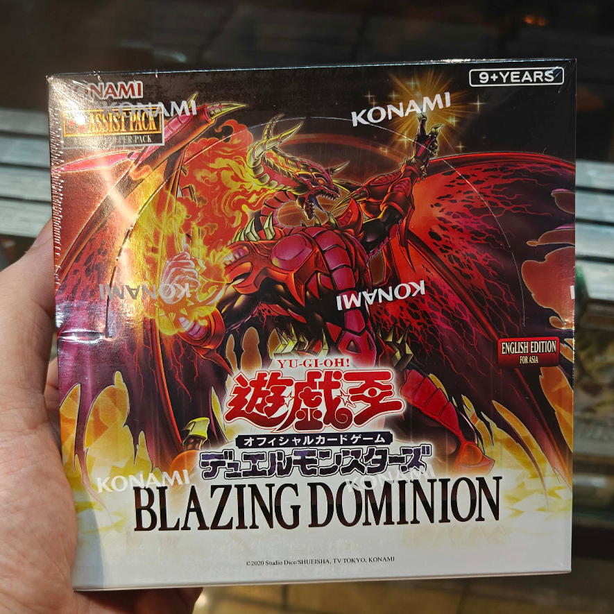 Hộp BLAZING DOMINION Tiếng Anh [BLZD-AE] - Sản phẩm Yugioh Chính Hãng