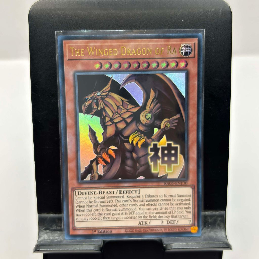 [ Bài Yugioh Chính Hãng ] The Winged Dragon of Ra (Stamp Edition) - RA05-EN130 - Ultra Rare
