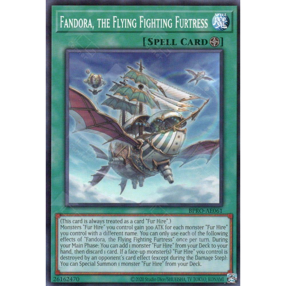 [ Bài Yugioh Chính Hãng ] BPRO-AE061 Fandora, the Flying Fighting Furtress - Common