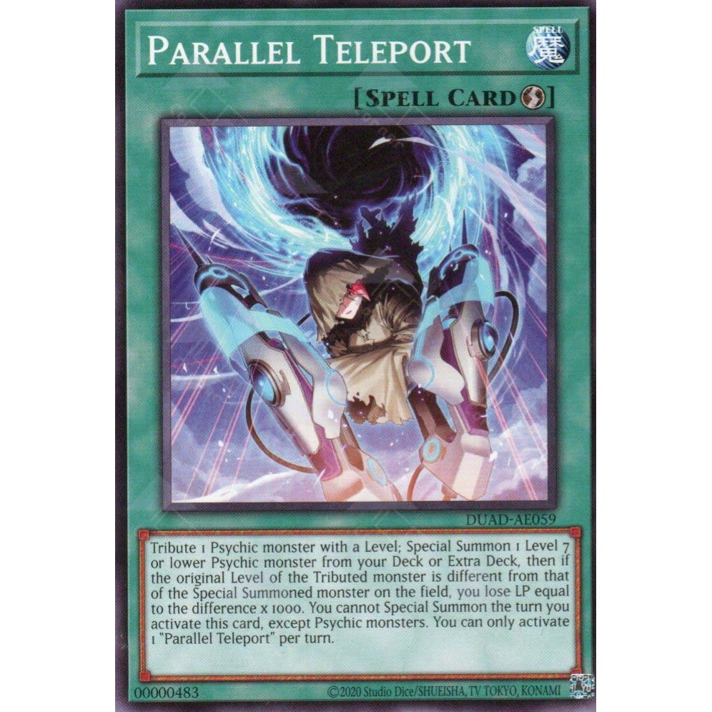 [ Bài Yugioh Chính Hãng ] DUAD-AE059 Parallel Teleport - Common