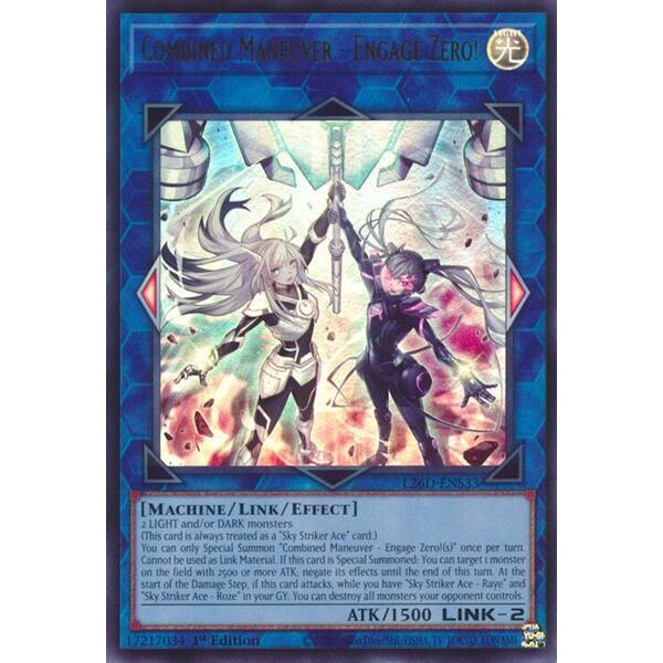 [ Bài Yugioh Chính Hãng ] Combined Maneuver - Engage Zero! - L26D-ENS33 - Ultra Rare