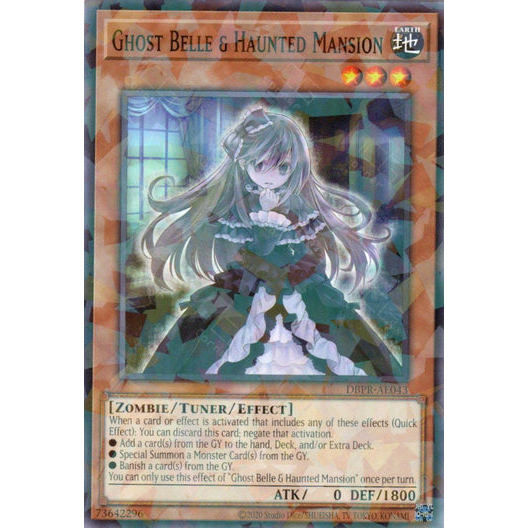 [ Bài Yugioh Chính Hãng ] DBPR-AE043 Ghost Belle & Haunted Mansion - Common Parallel