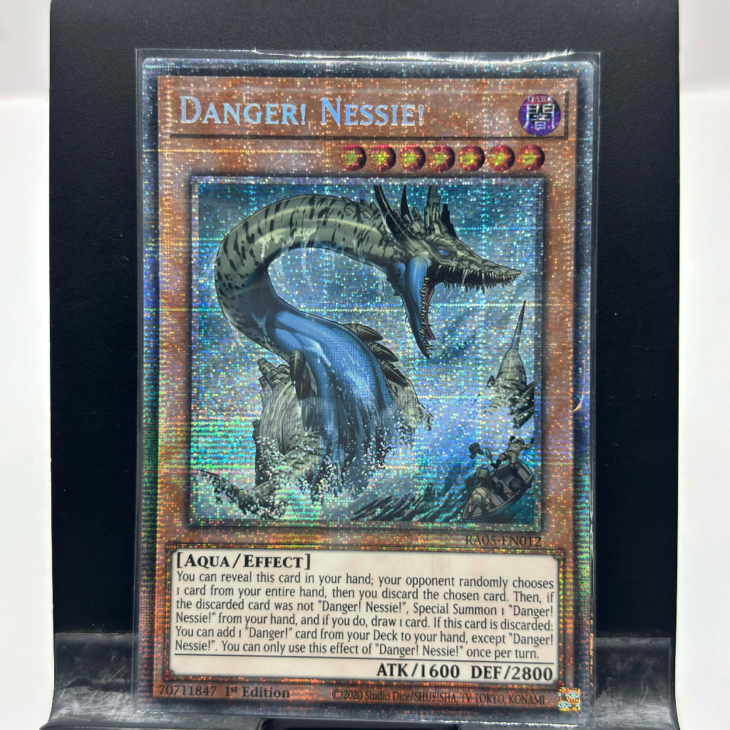 [ Bài Yugioh Chính Hãng ] Danger! Nessie - RA05-EN012 - Starlight Rare