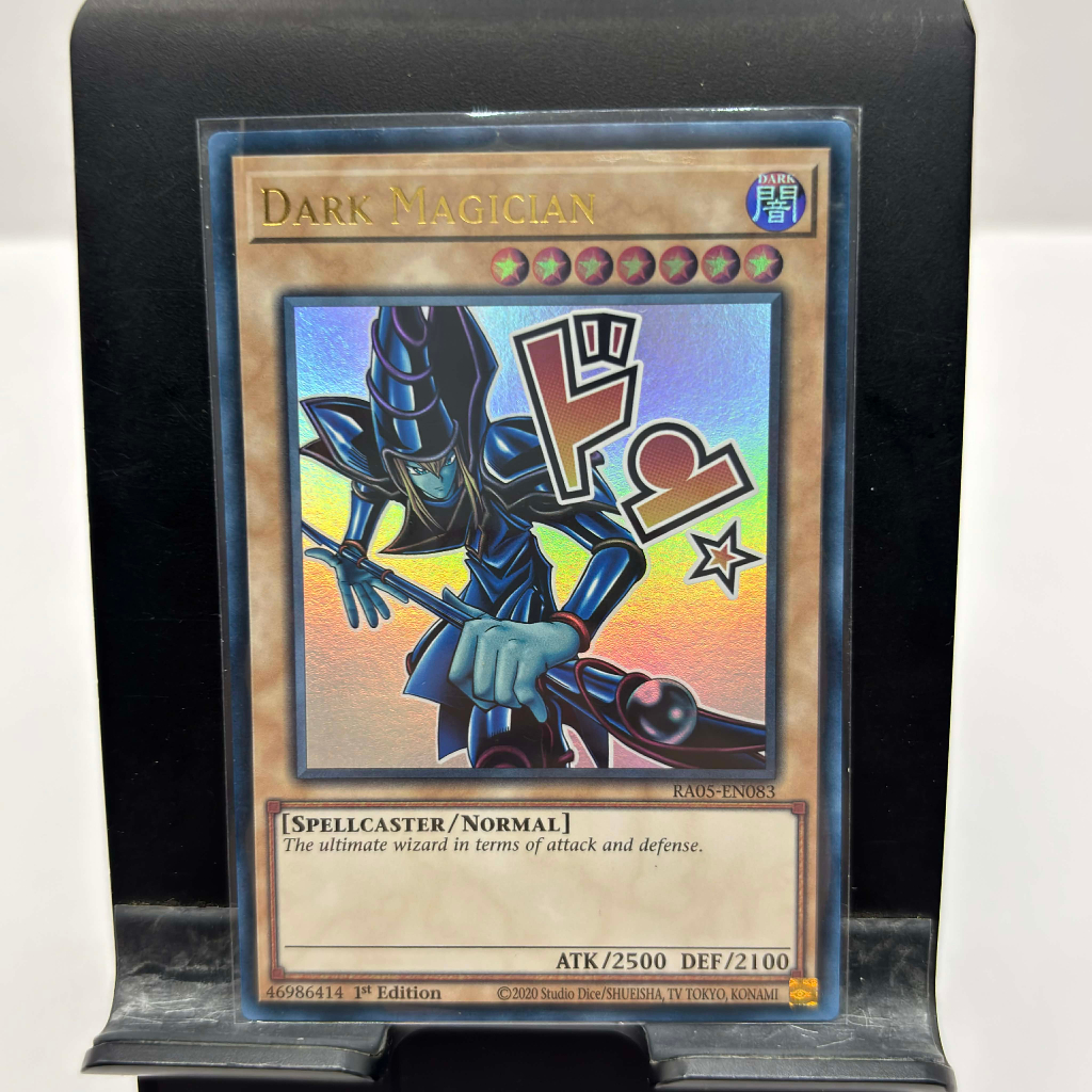[ Bài Yugioh Chính Hãng ] Dark Magician (Stamp Edition) - RA05-EN083 - Ultra Rare