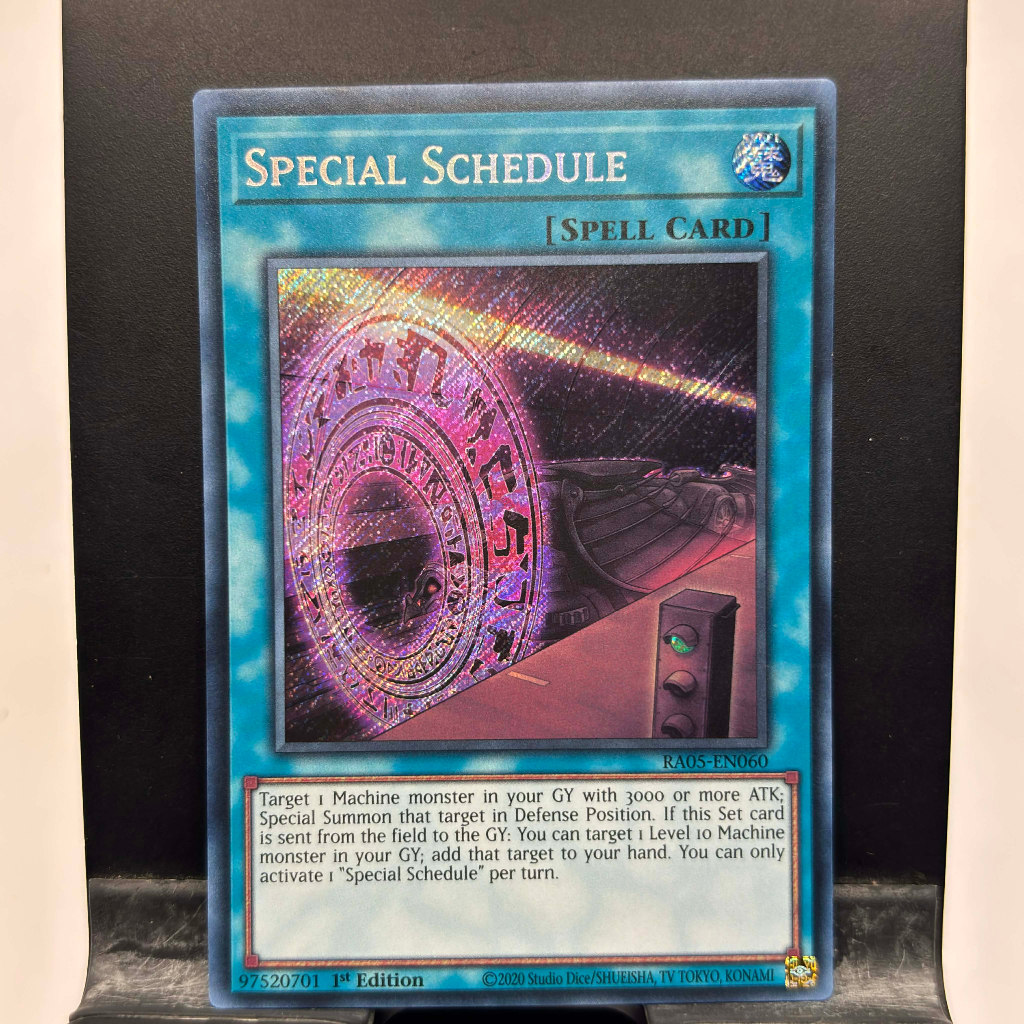 [ Bài Yugioh Chính Hãng ] Special Schedule - RA05-EN060 - Super/Ultra/Secret
