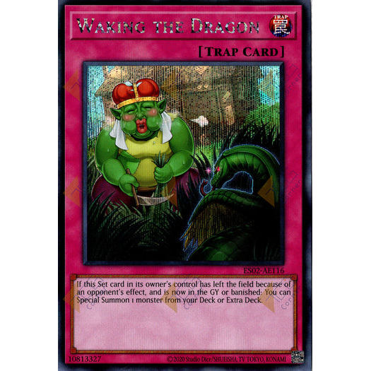 [ Bài Yugioh Chính Hãng ] ES02-AE116 Waking the Dragon - Secret Rare