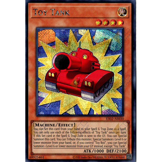 [ Bài Yugioh Chính Hãng ] ES02-AE030 Toy Tank - Secret Rare