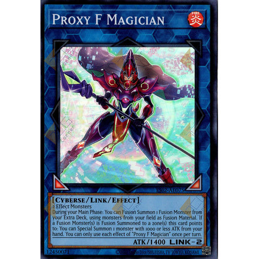 [ Bài Yugioh Chính Hãng ] ES02-AE075 Proxy F Magician - Super Rare