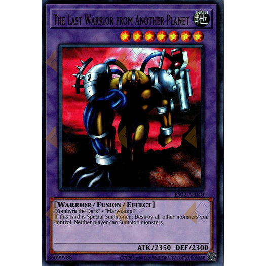 [ Bài Yugioh Chính Hãng ] ES02-AE040 The Last Warrior from Another Planet - Ultra Rare