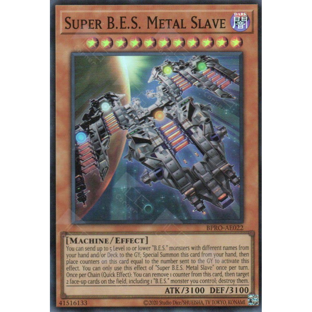 [ Bài Yugioh Chính Hãng ] BPRO-AE022 Super B.E.S. Metal Slave - Super Rare