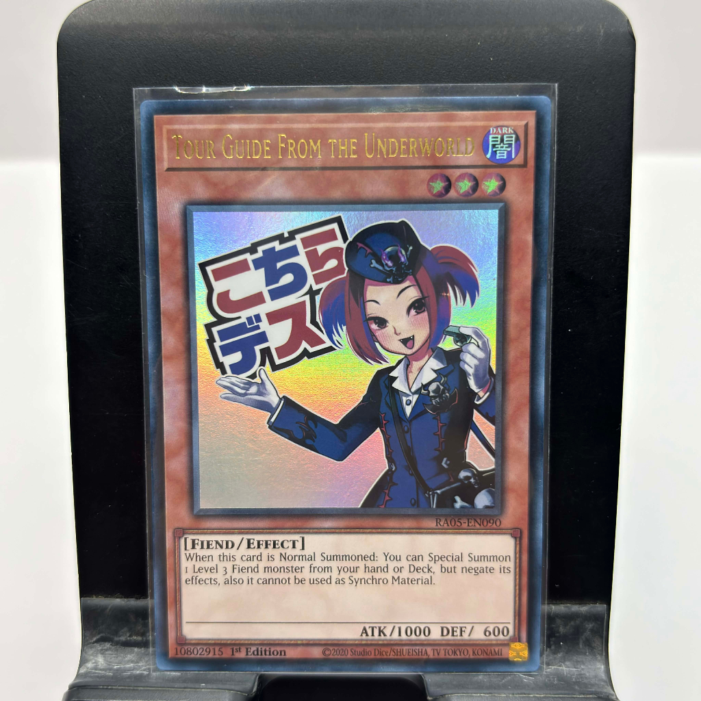 [ Bài Yugioh Chính Hãng ] Tour Guide From the Underworld (Stamp Edition) - RA05-EN090 - Ultra Rare