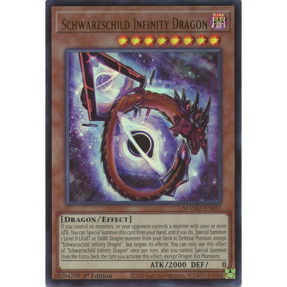 [Thẻ Bài Yugioh Chính Hãng] Schwarzschild Infinity Dragon - MAMO-EN053 - Ultra Rare
