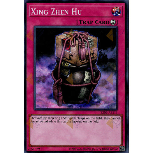 [ Bài Yugioh Chính Hãng ] ES02-AE111 Xing Zhen Hu - Super Rare