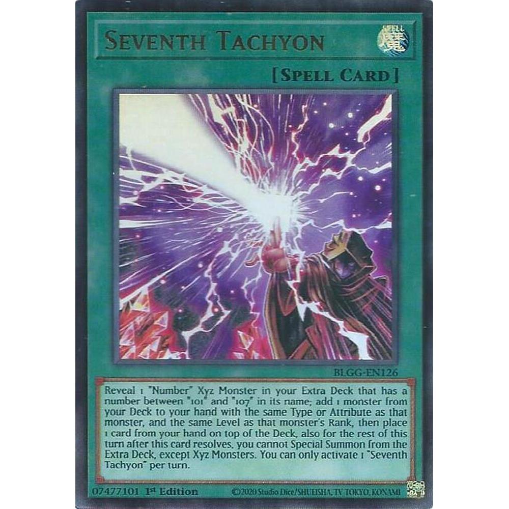 [ Bài Yugioh Chính Hãng ] Seventh Tachyon - BLGG-EN126 - Ultra Rare