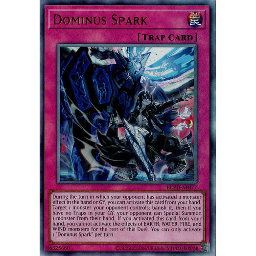 [ Bài Yugioh Chính Hãng ] BLZD-AE077 Dominus Spark - Ultimate Rare