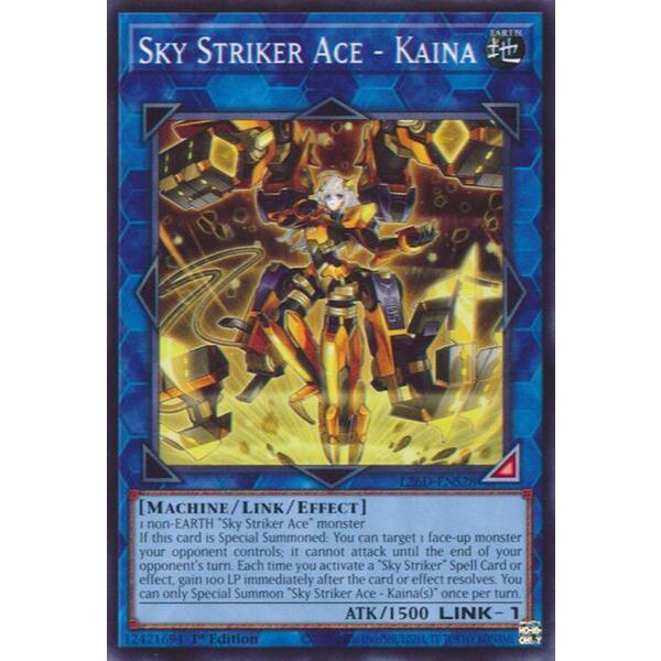 [ Bài Yugioh Chính Hãng ] Sky Striker Ace - Kaina - L26D-ENS28 - Common