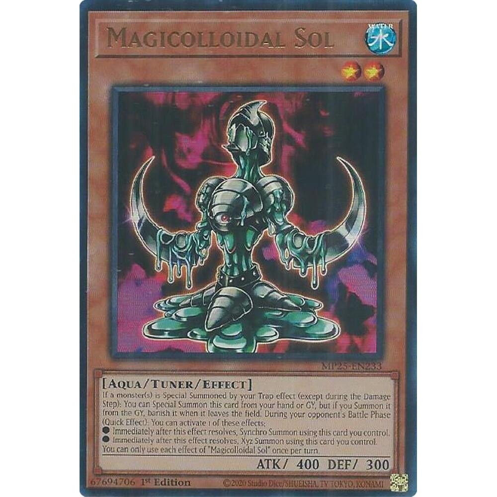 [ Bài Yugioh Chính Hãng ] Magicolloidal Sol - MP25-EN233 - Ultra Rare 1st Edition
