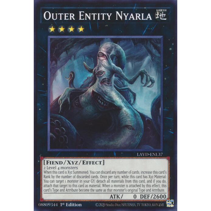 [ Bài Yugioh Chính Hãng ] Outer Entity Nyarla - LAVD-ENL37 - Common