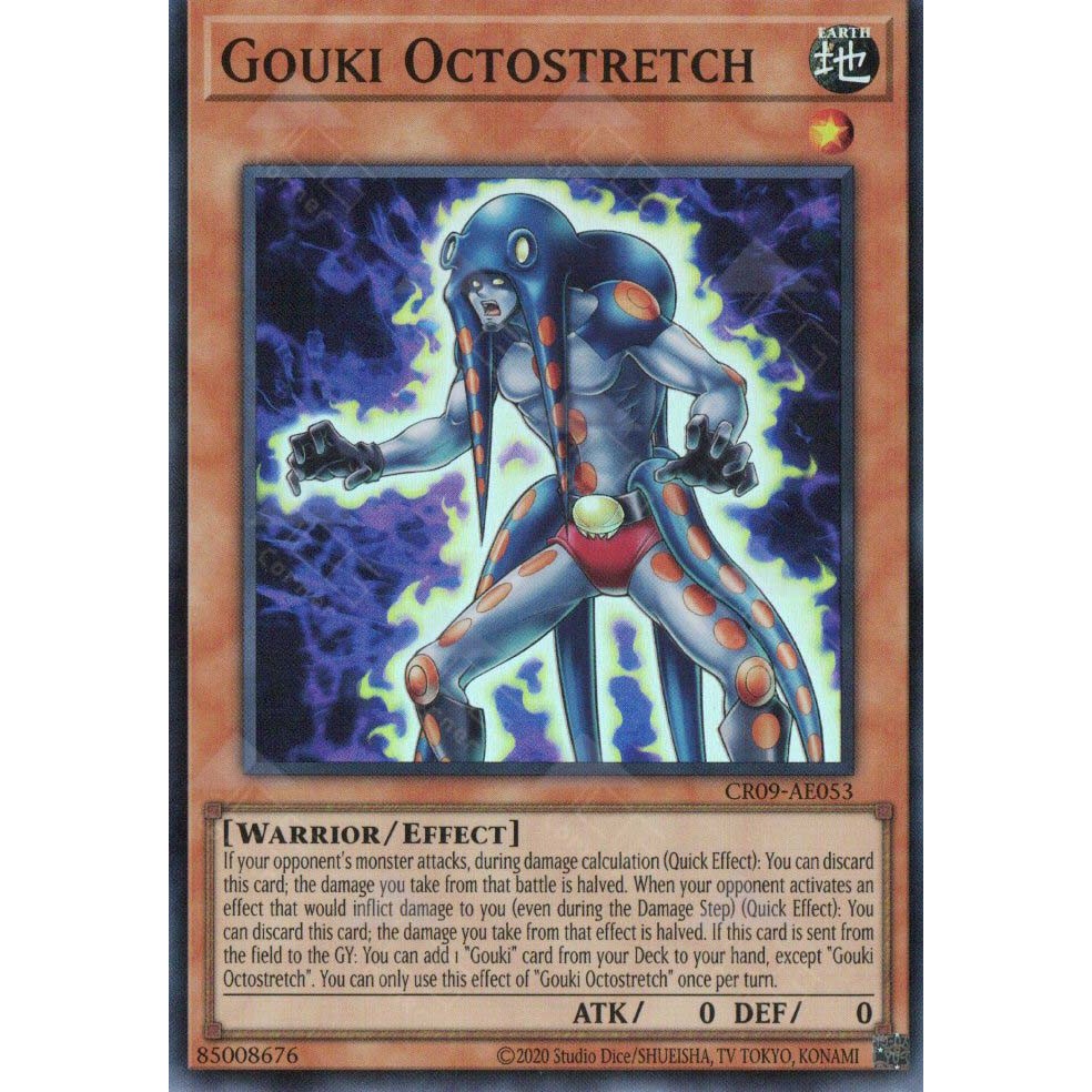 [ Bài Yugioh Chính Hãng ] CR09-AE053 Gouki Octostretch - Super Rare