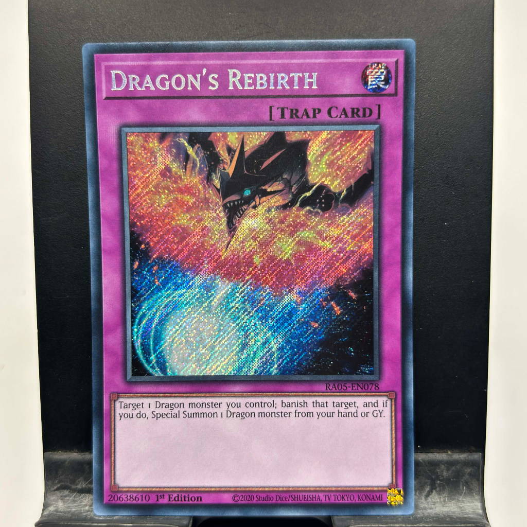 [ Bài Yugioh Chính Hãng ] Dragon's Rebirth - RA05-EN078 - Super/Ultra/Secret
