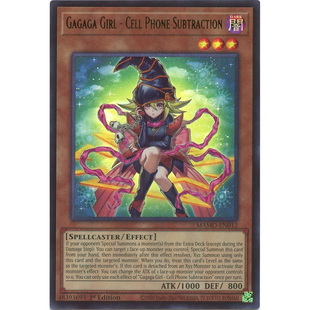 [Thẻ Bài Yugioh Chính Hãng] Gagaga Girl - Cell Phone Subtraction - MAMO-EN012 - Ultra Rare