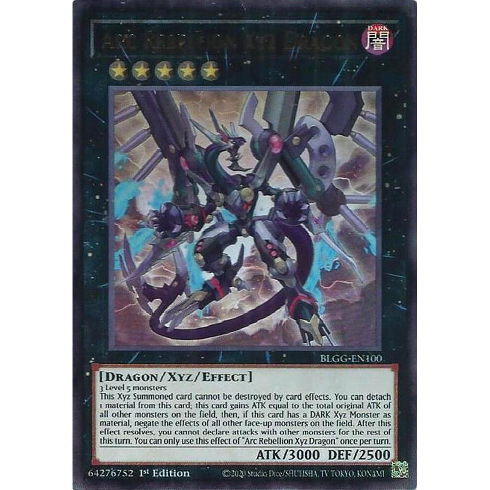 [ Bài Yugioh Chính Hãng ] Arc Rebellion Xyz Dragon - BLGG-EN100 - Ultra Rare
