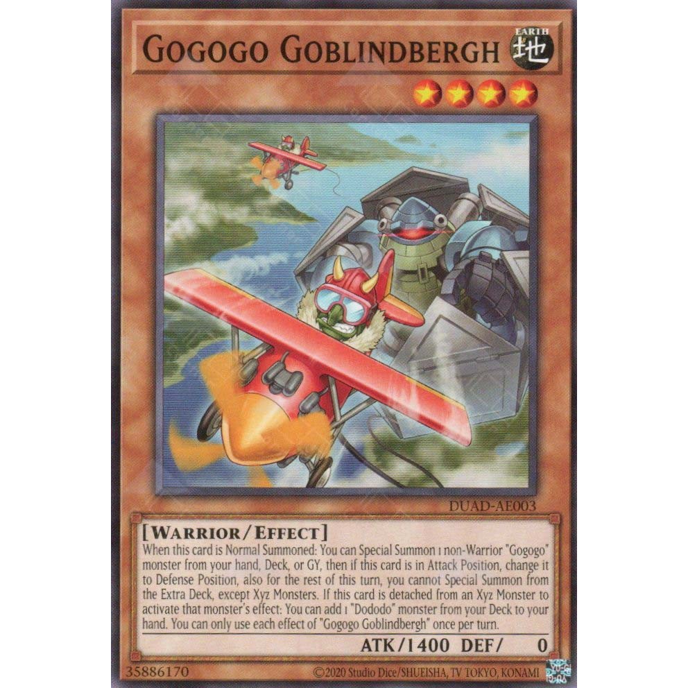 [ Bài Yugioh Chính Hãng ] DUAD-AE003 Gogogo Goblindbergh - Common