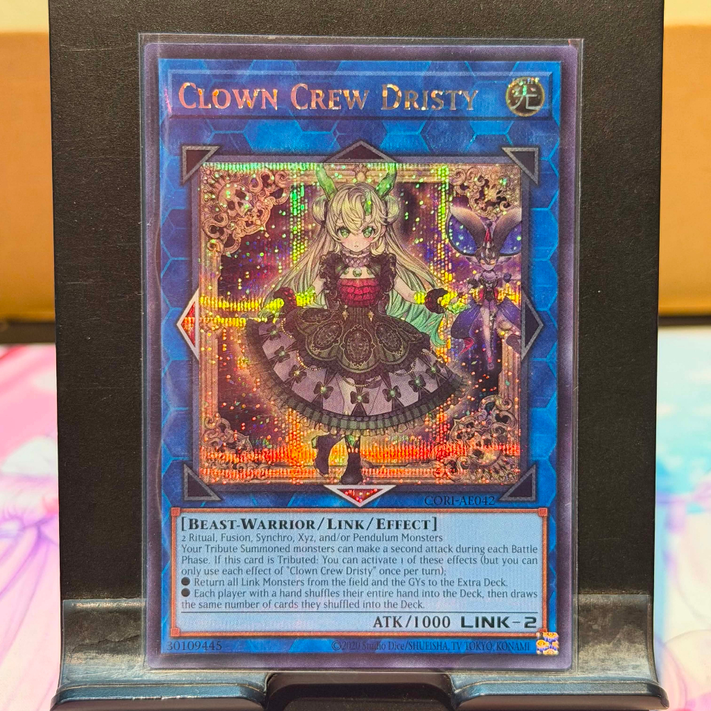 [ Bài Yugioh Chính Hãng ] CORI-AE042 Clown Crew Dristy - Secret Rare