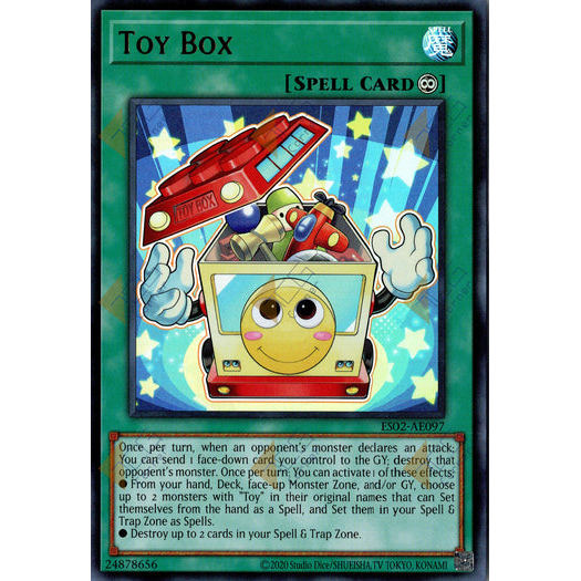 [ Bài Yugioh Chính Hãng ] ES02-AE097 Toy Box - Ultra Rare
