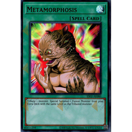 [ Bài Yugioh Chính Hãng ] ES02-AE080 Metamorphosis - Ultra Rare