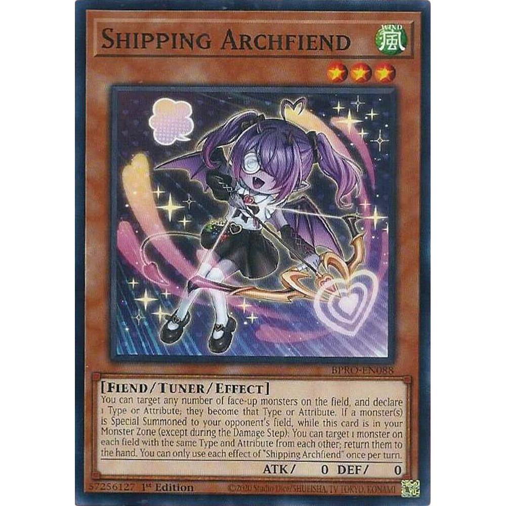 [ Bài Yugioh Chính Hãng ]  Shipping Archfiend - BPRO-EN088 - Common 1st Edition