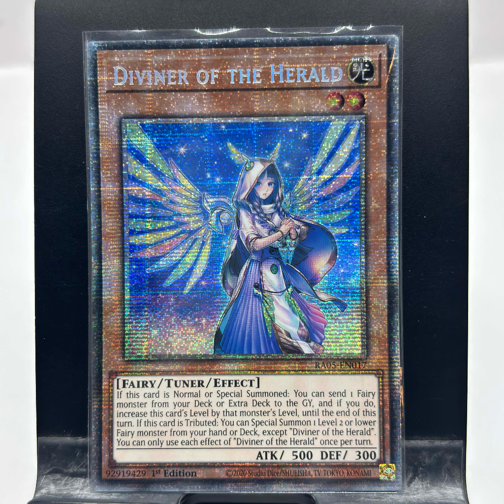 [ Bài Yugioh Chính Hãng ] Diviner Of The Herald - RA05-EN017 - Starlight Rare