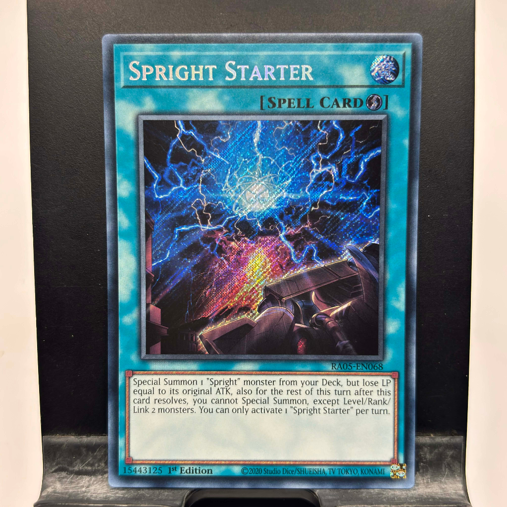[ Bài Yugioh Chính Hãng ] Spright Starter - RA05-EN068 - Super/Ultra/Secret