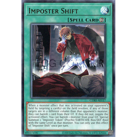 [ Bài Yugioh Chính Hãng ] CORI-AE117 Imposter Shift - Rare
