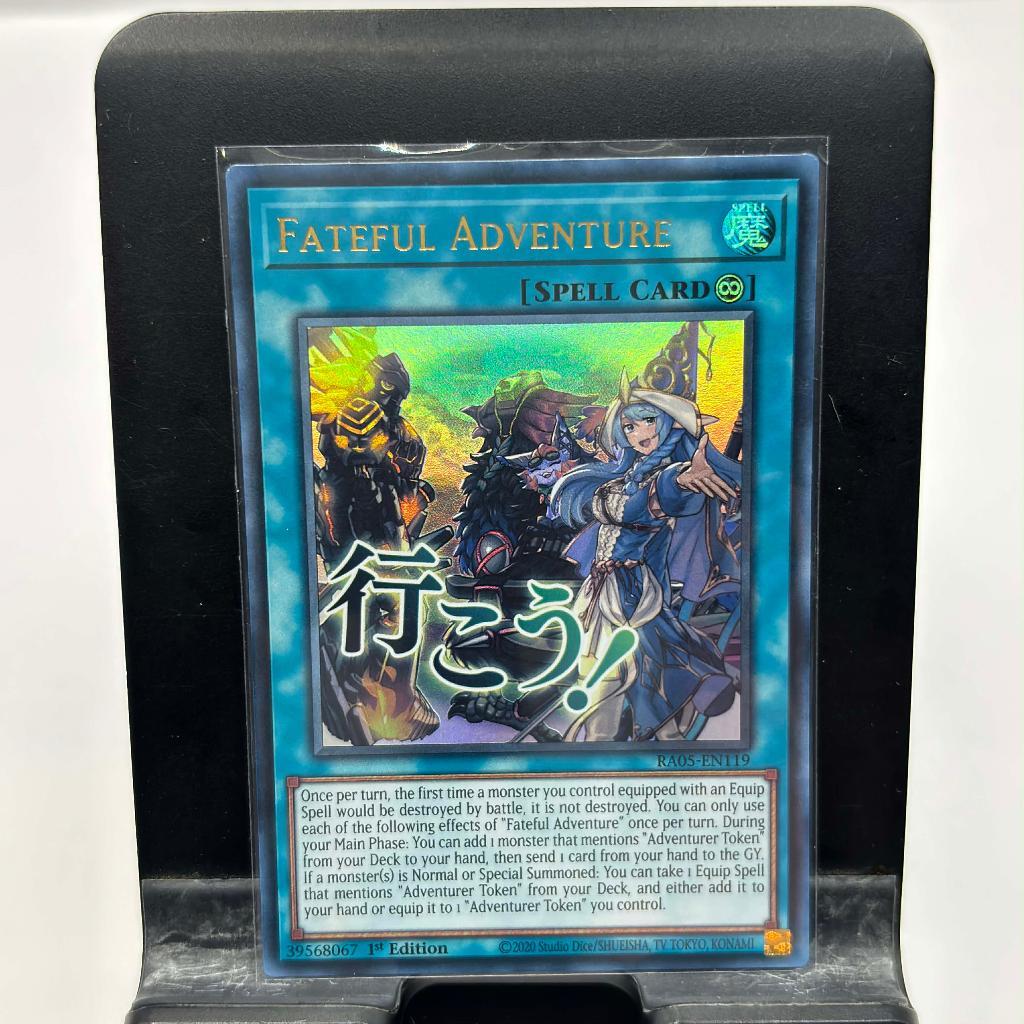 [ Bài Yugioh Chính Hãng ] Fateful Adventure (Stamp Edition) - RA05-EN119 - Ultra Rare